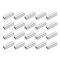 M4x0 7mm Round Coupling Nuts 25 Pcs 304 Stainless Steel Connector Fasteners Rod Bar Stud 16mm For Industrial Construction 
