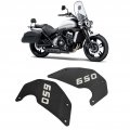 Motorcycle Side Frame Cover 2pcs Replacement For S 650 2015 To 2021 And Cafe 2018 Cnc Aluminum Alloy Panel Plate Black