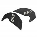 2pcs Motorcycle Side Cover Frame Panel Plate Replacement For Vulcan S 650 2015a 2021 Black