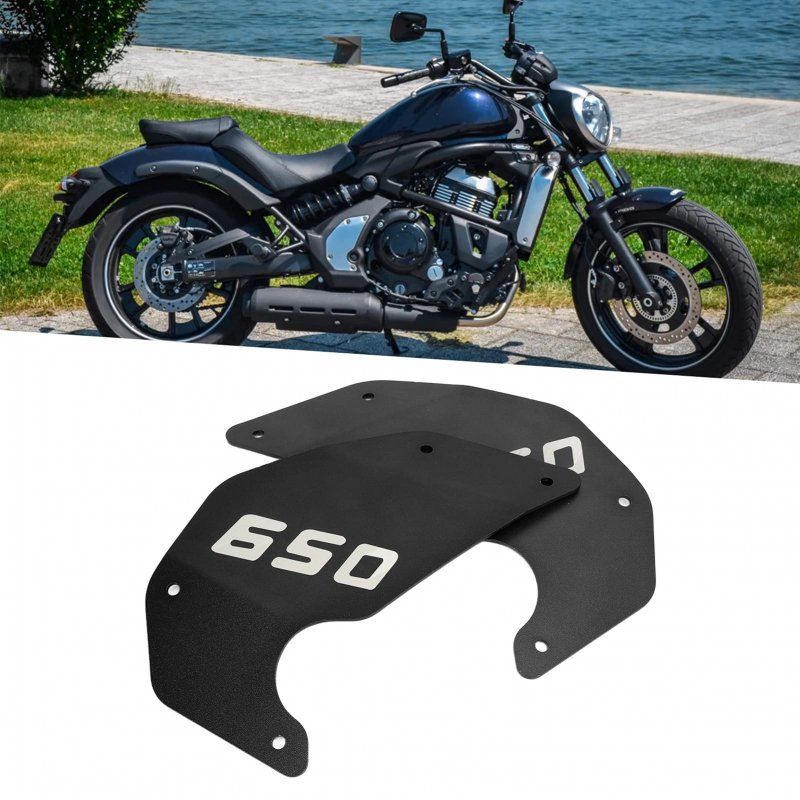 Motorcycle Side Frame Cover 2pcs Replacement For S 650 2015 To 2021 And Cafe 2018 Cnc Aluminum Alloy Panel Plate Black