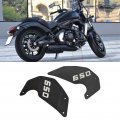 Motorcycle Side Frame Cover 2pcs Replacement For S 650 2015 To 2021 And Cafe 2018 Cnc Aluminum Alloy Panel Plate Black
