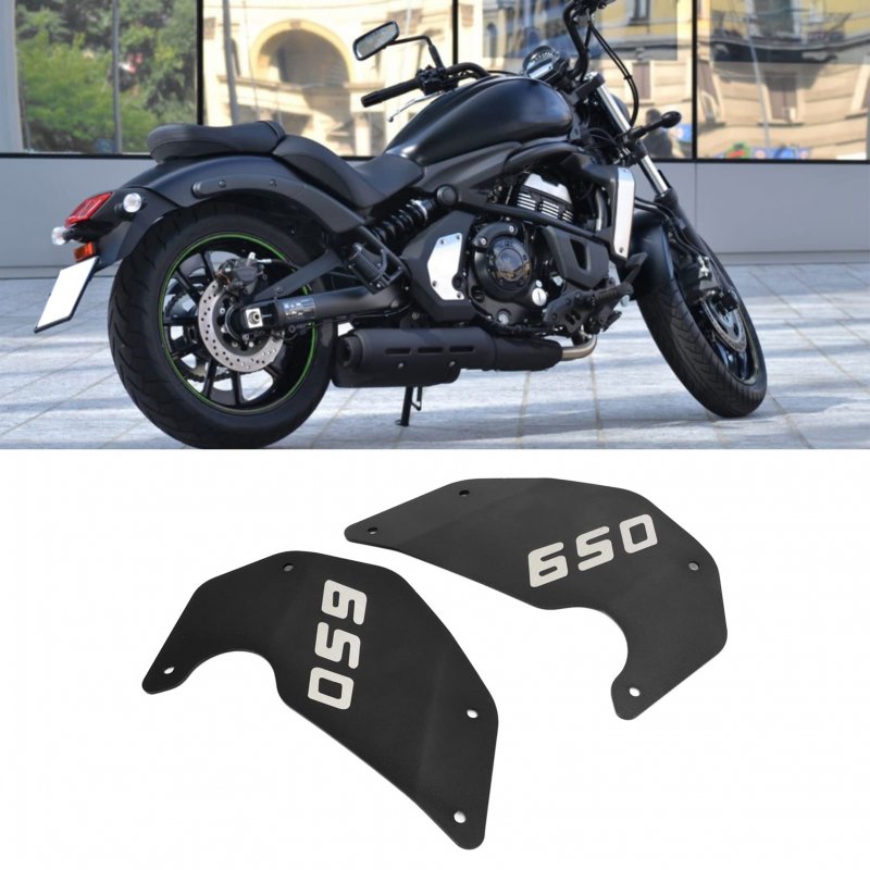 Motorcycle Side Frame Cover 2pcs Replacement For S 650 2015 To 2021 And Cafe 2018 Cnc Aluminum Alloy Panel Plate Black