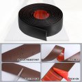 Uxcell Floor Edging Trim Strip Self Adhesive 1 5 Wide Pvc Laminate Door Flat Divider For Doorway Width Less Than 0 4 Inch Black
