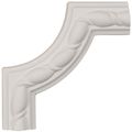 Ekena Millwork Pml04x04bu Bulwark Rope Panel Molding Corner 4-inch X 5 8-inch 