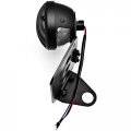 Hybrid Axle Mounted Vertical Horizontal License Plate Holder Tail Light Black Compatible With Harley Honda Yamaha Suzuki