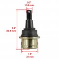For Can-am Commander 1000 4x4 2011-2012 Front Upper And Lower Ball Joints Mod-ztf1-13752