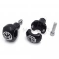 Httmt Black 25mm 1 Handlebar Riser Universal For H-d Hond Sukuzi Gear Skull