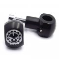 Httmt Black 25mm 1 Handlebar Riser Universal For H-d Hond Sukuzi Gear Skull