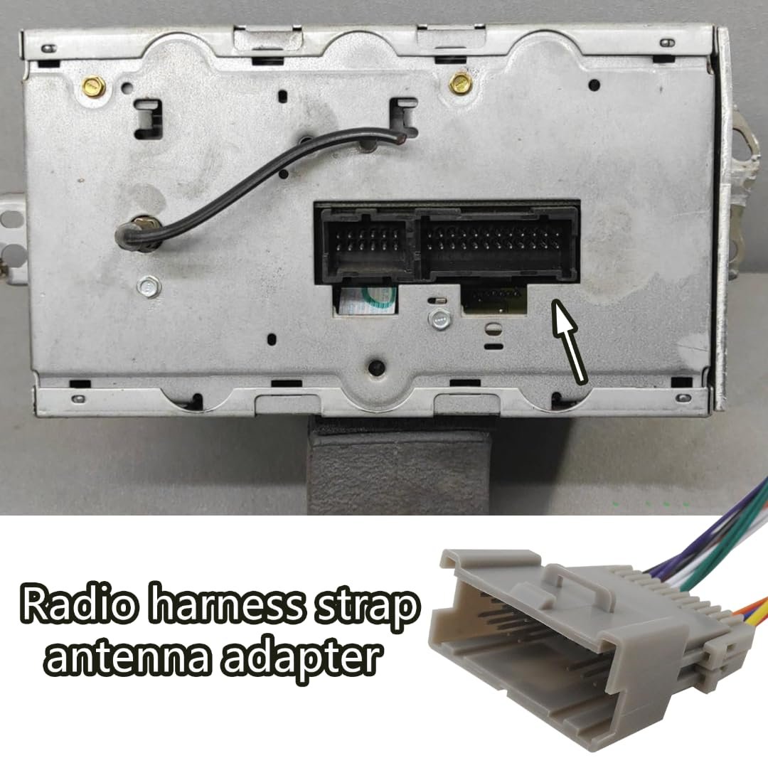 Car Radio Wiring Harness W Antenna Adapter Fit For G M Envoy 2002-2009 Canyon 2005-2012