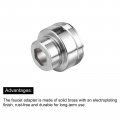 Uxcell Faucet Adapter 2pcs M32mmx6mm Male Thread To M22mmx8mm Brass Tap Aerator Connector For Kitchen Bathroom Sink