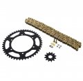 Kawasaki Kdx200 Kdx220 Gold O Ring Chain Sprocket Black 12 47 108l 