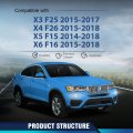 Led Drl Fog Lamp Light Assembly Passenger Right Side For Bmw X3 F25 X4 F26 X5 F15 X6 F16 2014 To 2018 63177317252 Clear Lens