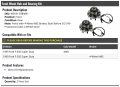 Front Wheel Hub And Bearing Kit 2 Piece Set With Abs Compatible 1999 Ford F-250 Super Duty 4wd Up To 03 21 With 4