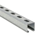 Electriduct Metal Strut Channel Slotted 12-gauge Hdg Hot Dip Galvanized Steel C-profile Framing Does Not Work With Trolley 