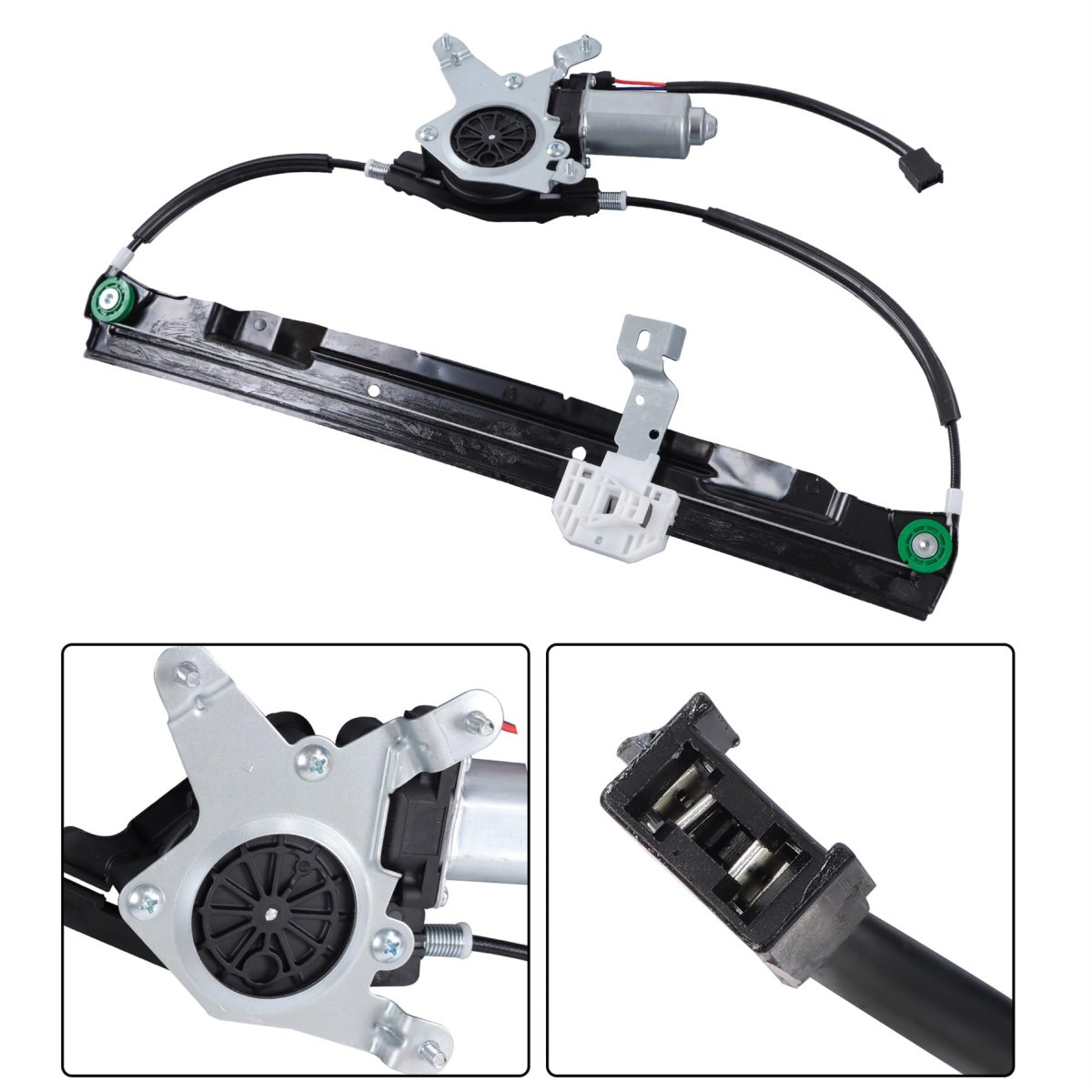 Front Left Driver Side Power Window Regulator With Motor For 2002 2010 Explorer Mountaineer 2003 2005 Aviator 2007 Sport Trac