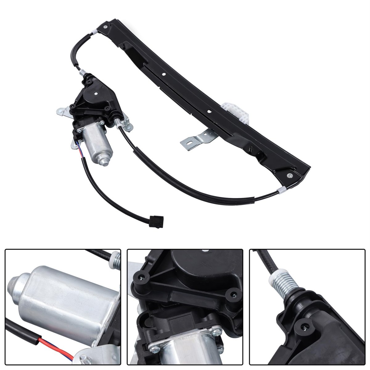 Front Left Driver Side Power Window Regulator With Motor For 2002 2010 Explorer Mountaineer 2003 2005 Aviator 2007 Sport Trac