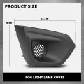 Front Bumper Fog Light Lamp Bezel Cover Replacement For Subaru Impreza 2012-2014 Lh Rh 57731fj000 57731fj010