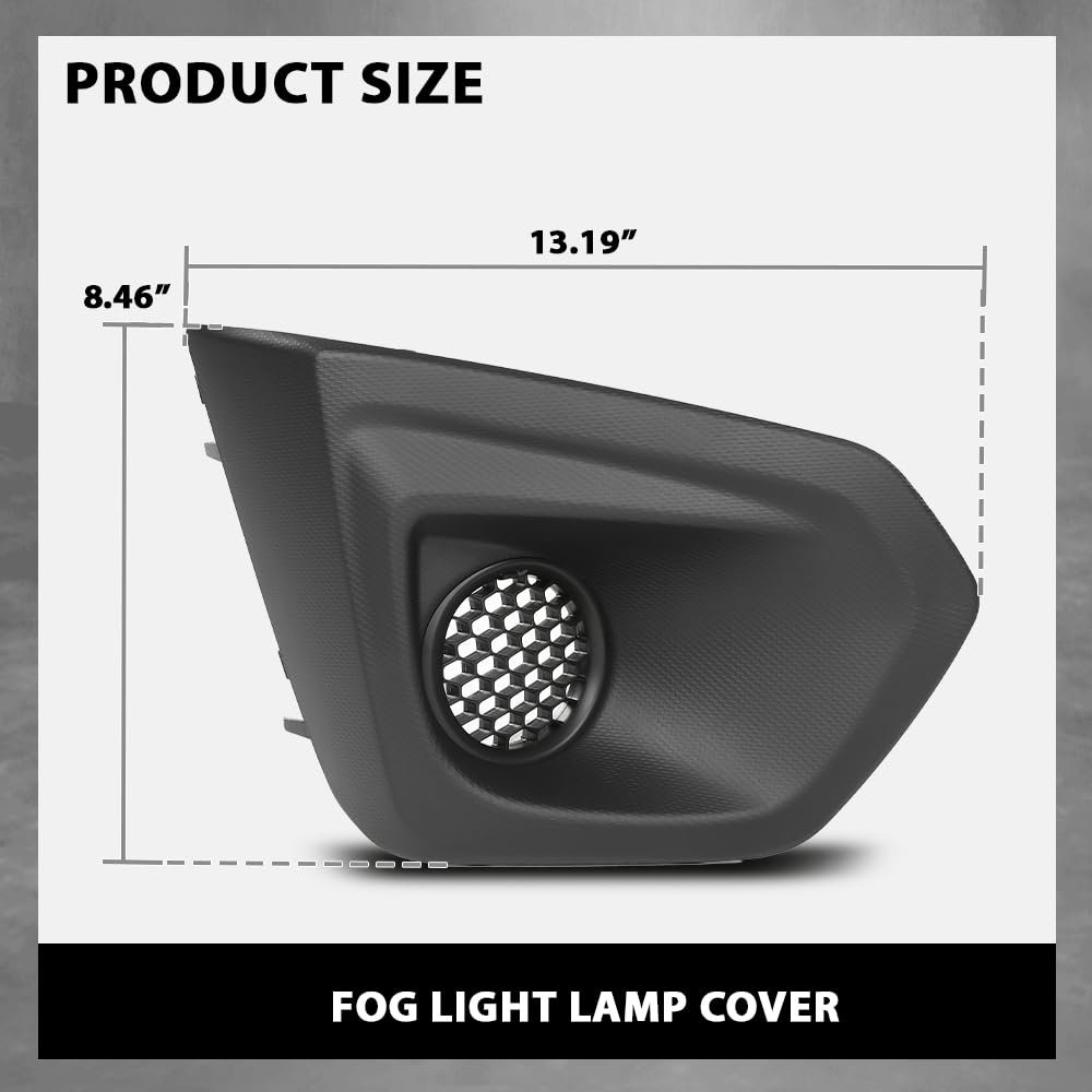 Front Bumper Fog Light Lamp Bezel Cover Replacement For Subaru Impreza 2012-2014 Lh Rh 57731fj000 57731fj010