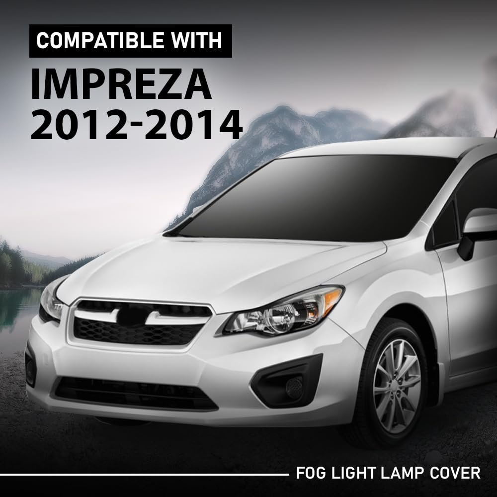Front Bumper Fog Light Lamp Bezel Cover Replacement For Subaru Impreza 2012-2014 Lh Rh 57731fj000 57731fj010
