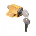 Prime-line Keyed Window Sash Lock Hardened Steel Bolt Brass Finish Carded 3 Pack 