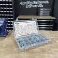Grade 5 Hex Cap Screws Nuts Flat Split Washers Assortment Kit
