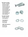 Grade 5 Hex Cap Screws Nuts Flat Split Washers Assortment Kit