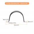 Uxcell 6pcs 100mm 3-15 16 Cable Clamp Rubber Pipe Strap Cushioned 304 Stainless Steel Hose U Shape Metal Tube Holder For Wire