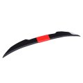 Universal Rear Trunk Spoiler Adjustable Lip Kit 117-128cm Glossy Red Black Wing