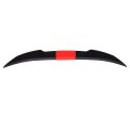 Universal Rear Trunk Spoiler Adjustable Lip Kit 117-128cm Glossy Red Black Wing