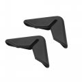 Uxcell 2pcs Black Universal Automobile Car Side Door Edge Corner Guard Protector