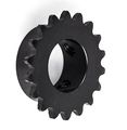 25bs18-1 2 Bore 18 Tooth Sprocket For 25 Roller Chain 