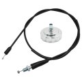 Zreneyfex 01-0390 Throttle Cable With Eliminator Kit Replacement For Yamaha Blaster 200 Yf 1988-2006 200 Yfs20fex 01-0390 