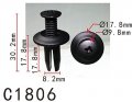 Autobahn88 Rear Bumper Push-type Clip Compatible With Ford Edge 2007-on Oem W710250s300 Pack Of 20