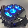Smt-mtchrome Left Engine Stator Cover Clear Blue Led Compatible With 07-14 Cbr600rr F5 B07q5jtfnd