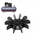 Central Pneumatic Compressor Parts Spare Fan Blades Plastic Small Air Blade Accessories Directonline Motor 14mm Shaft 135mm