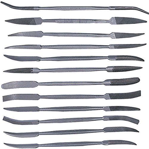 Ttc 12 Pc Cut 0 Diemakers Riffler File Set 6-3 4 Oal