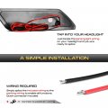 Vipmotoz Full Led Strip Side Marker Lights Fender Parking Lamps Compatible With 2012-2015 Bmw 3 Series F30 F31 320i 328i 330i