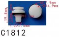 Autobahn88 Taillight Molding Clip Compatible With Ford Oem W713579s300 Pack Of 20