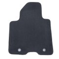 Velour Floor Mats For Kia Sportage 2016 2022 Custom Fit Front And Rear Black Carpet Liners Anti Slip All Season Full Set 