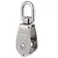 15mm Diameter Stainless Steel Single Sheave Swivel Eye Rope Pulley