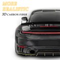 Carbon Fiber Wrap Pin Striping Tape For Cars 30 Ft X 4 In Waterproof Universal Automotive Vehicle Body Components And