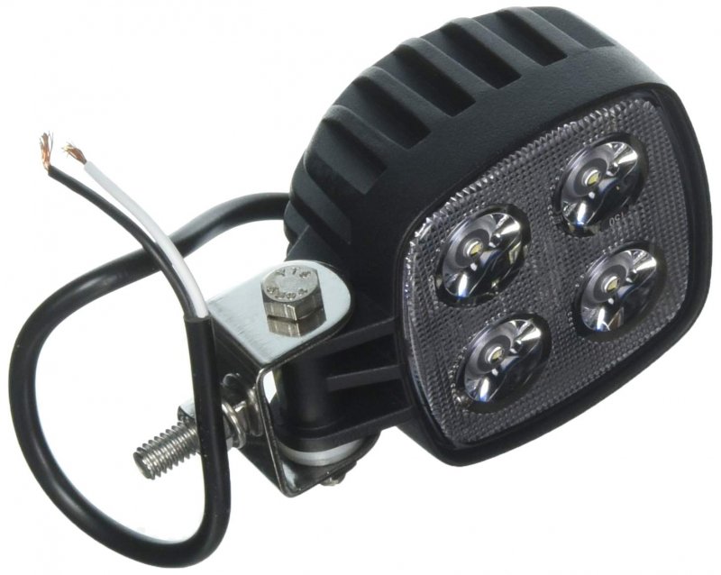 V913mv Led Work Light Voltage Regulated Multivolt Hardwired Pedestal Mount Lighting 4 Diodes