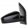 Ocpty Black Right Side Mirror Fit For 2007-2012 Nissan Sentra Smooth Glass Non-folding Non-heated