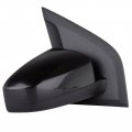 Ocpty Black Right Side Mirror Fit For 2007-2012 Nissan Sentra Smooth Glass Non-folding Non-heated