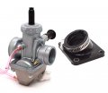 Carburetor Intake Manifold Joint Boot Set For Yamaha Dt100 Dt125 Rt100