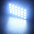 5 Pack White 5050 24smd Led Panel Dome Light Lamp For Car Interior 12v Reading With T10 Ba9s And Festoon Adapters 8000k Color