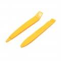 Uxcell 4 In 1 Yellow Car Door Clip Audio Dashboard Installer Pry Tool Dismantle Kits