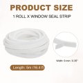 16 4 Ft Window Seal Strip Self Adhesive Weather Stripping Sliding Door Soundproof Dustproof Draft Blocker For Cabinet Doors