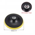 Uxcell 5 Inch Hook And Loop Backing Backer Pads With M10 Female Thread For Diamond Polishing