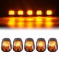 Cab Roof Marker Lights For 2003-2016 Dodge Ram 1500 2500 3500 Top Light Running Lamp Smoked Lens With 16 Amber Leds
